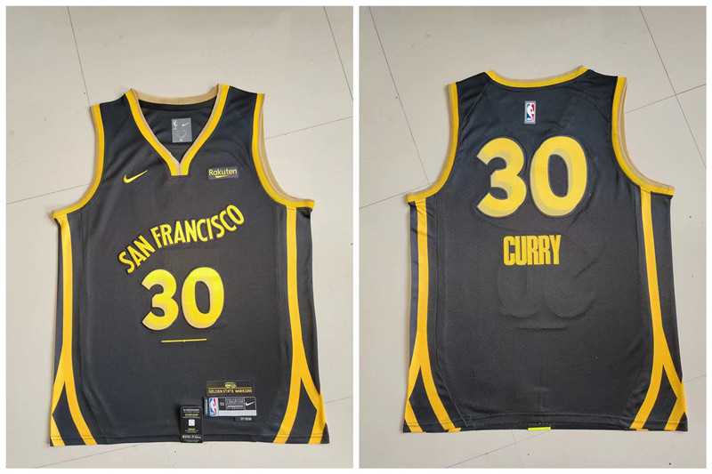 Warriors 30 Stephen Curry Black Nike 2023-24 City Edition Swingman Jersey,We sell and wholesale Warriors 30 Stephen Curry Black Nike 2023-24 City Edition Swingman Jersey on line form chian!